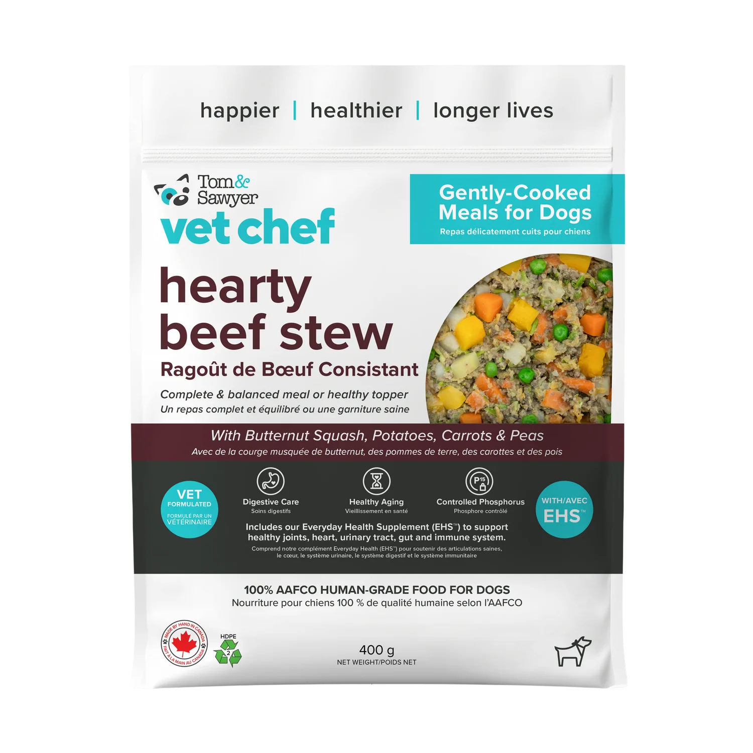 Long-Lasting Tom Sawyer VetChef Hearty Beef Stew Tom Sawyer VetChef Hearty Beef Stew Excellent