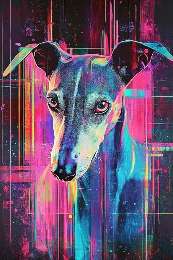Smooth LTCZ Colorful Greyhound Diamond Art Painting Kits for Adults Animal 5d Diamond Painting Dots Art Kits for Adults Beginner Home Wall Decor 20 24InchAbout ThisOverview Superior