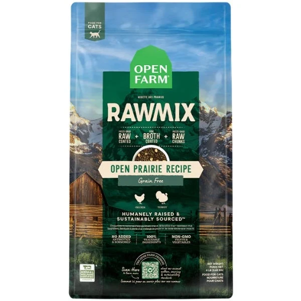 Fashionable Open Farm RawMix Open Prairie Grain- Cat Food Open Farm RawMix Open Prairie Grain- Cat Food Powerful