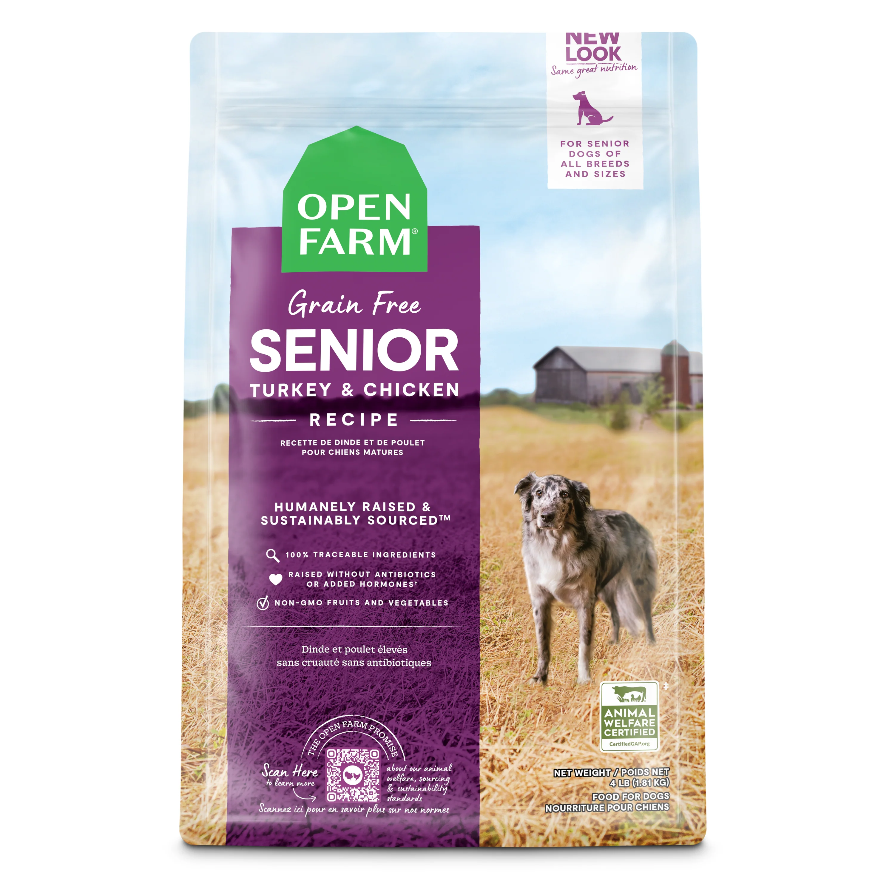 Safe Open Farm Senior Turkey Chicken Dog Food Open Farm Senior Turkey Chicken Dog Food Fine Crafted