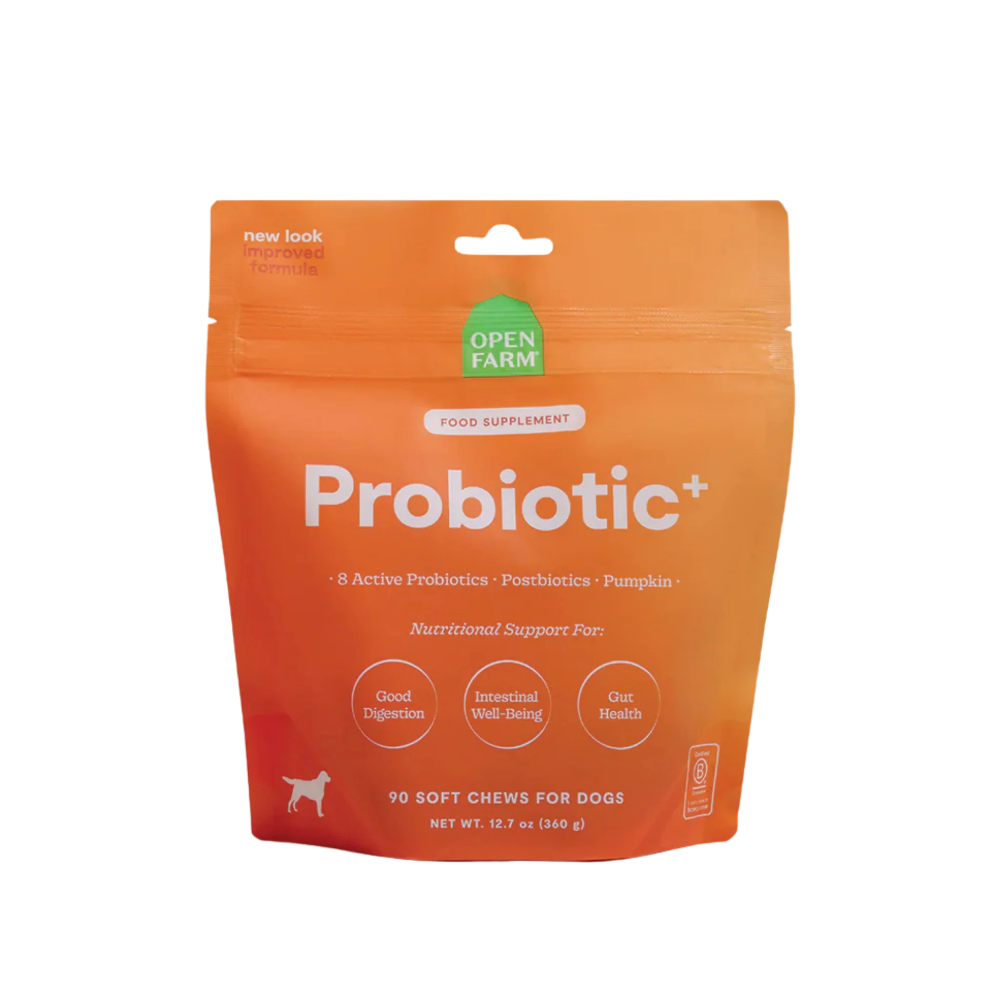 Expertly Made Open Farm Probiotic Food Supplement Chews for Dogs World-Class