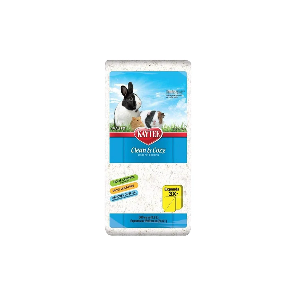 Specialty Kaytee Clean Cozy White Paper Small Animal Bedding 24.6 Liters Lightweight