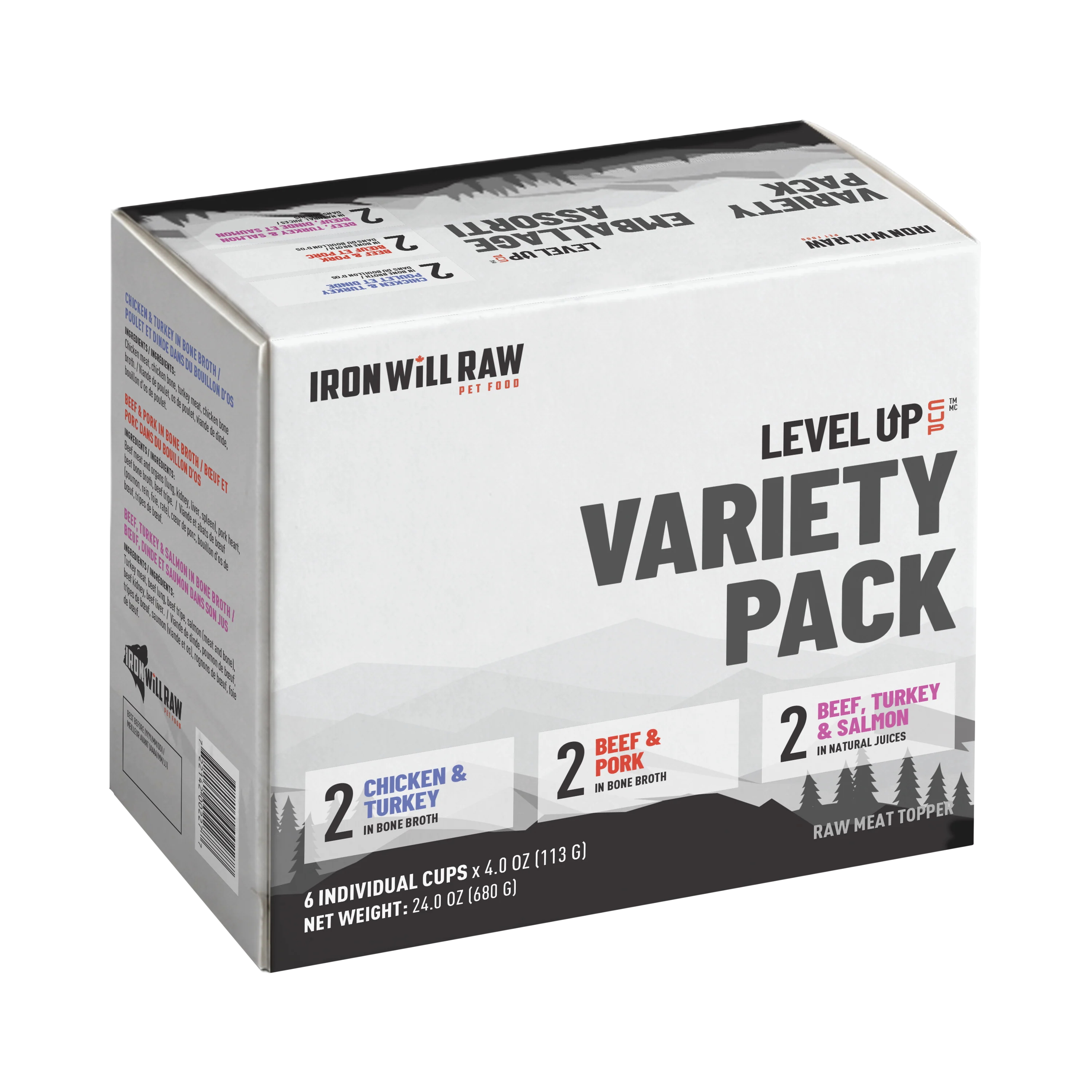 Easy-to-Use Iron Will Level Up Cup Raw Dog Food 4 OZ Iron Will Level Up Cup Raw Dog Food 4 OZ High-Performance