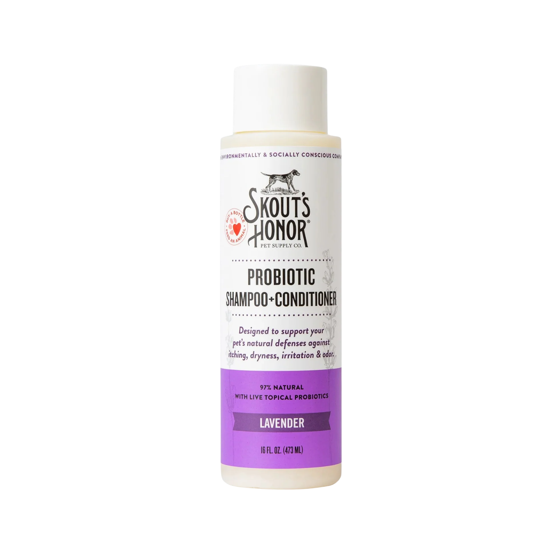 Fine Crafted Skout's Honor Probiotic Shampoo Conditioner Lavender Classic