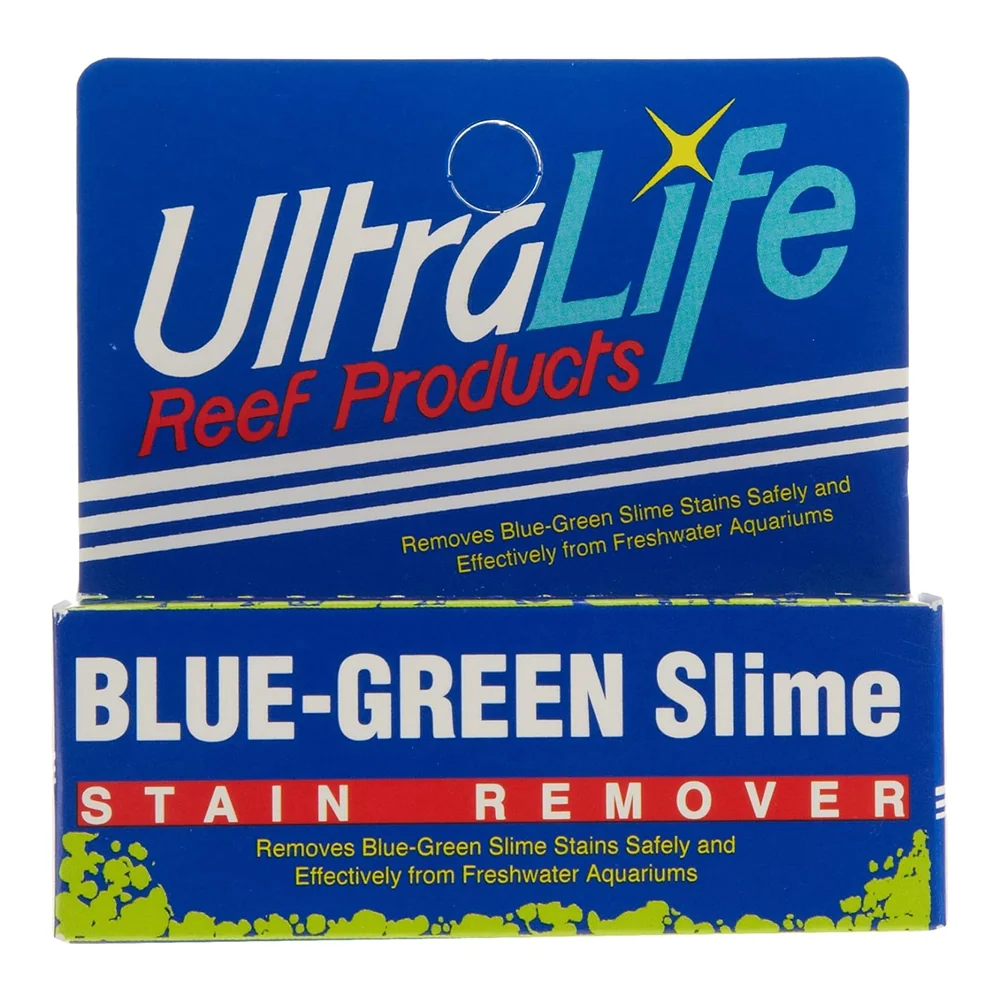 Dependable Ultralife Blue Green Slime Stain Remover for Aquarium 0.71-oz Eco-Friendly
