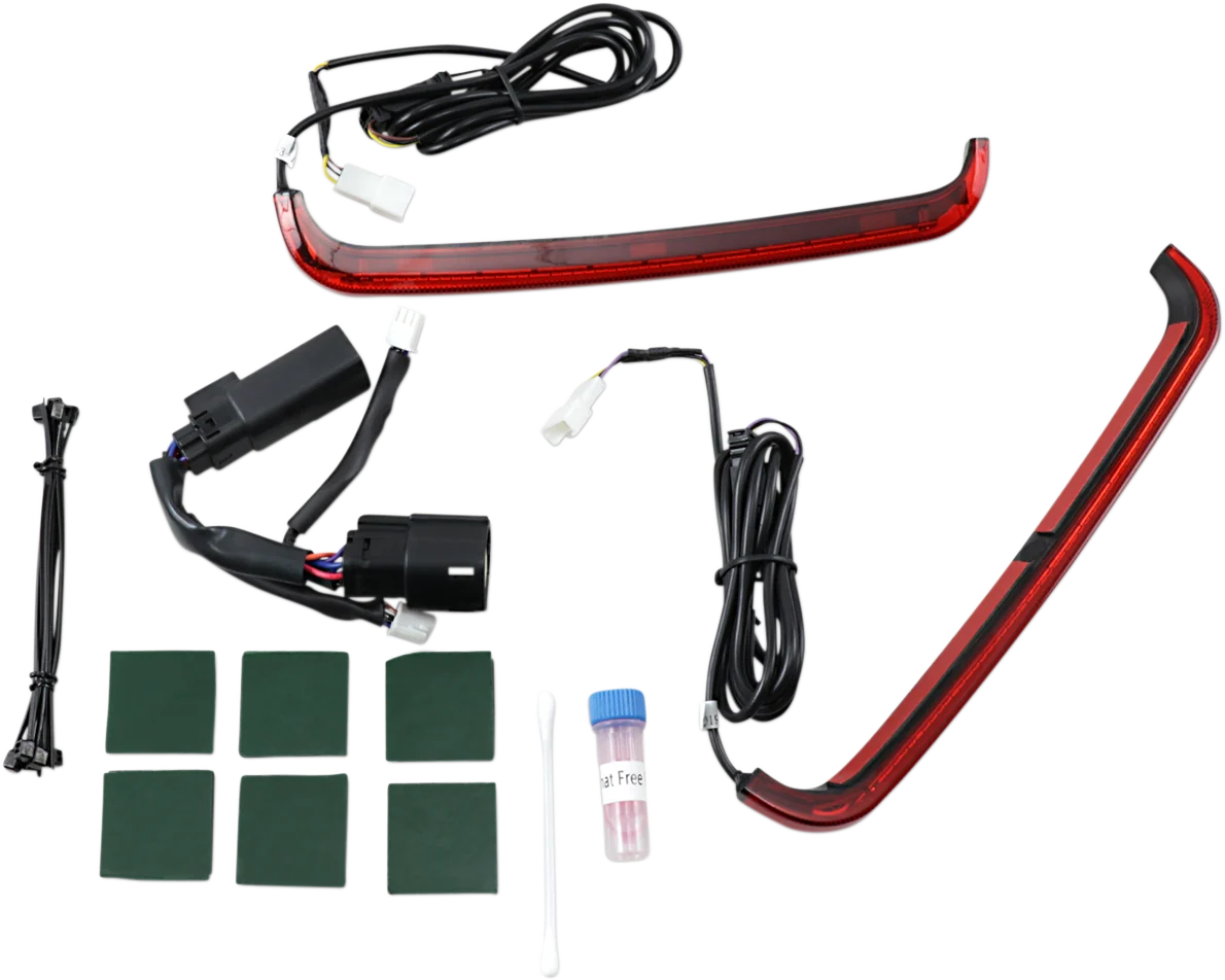 Convenient Custom Dynamics Saddlebag Lights - '10-'13 - Red Lens CD-LP-SS6-R Quality