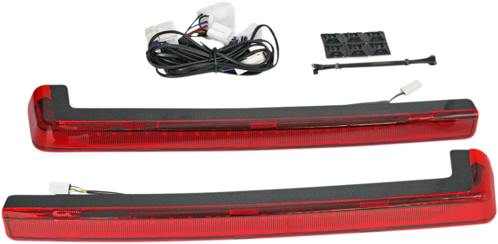 Elegant Custom Dynamics LED Run Brake Turn Tour-Pak Arms - Red Lens - '06-'13 PB-TP-ARM-TPCR Practical