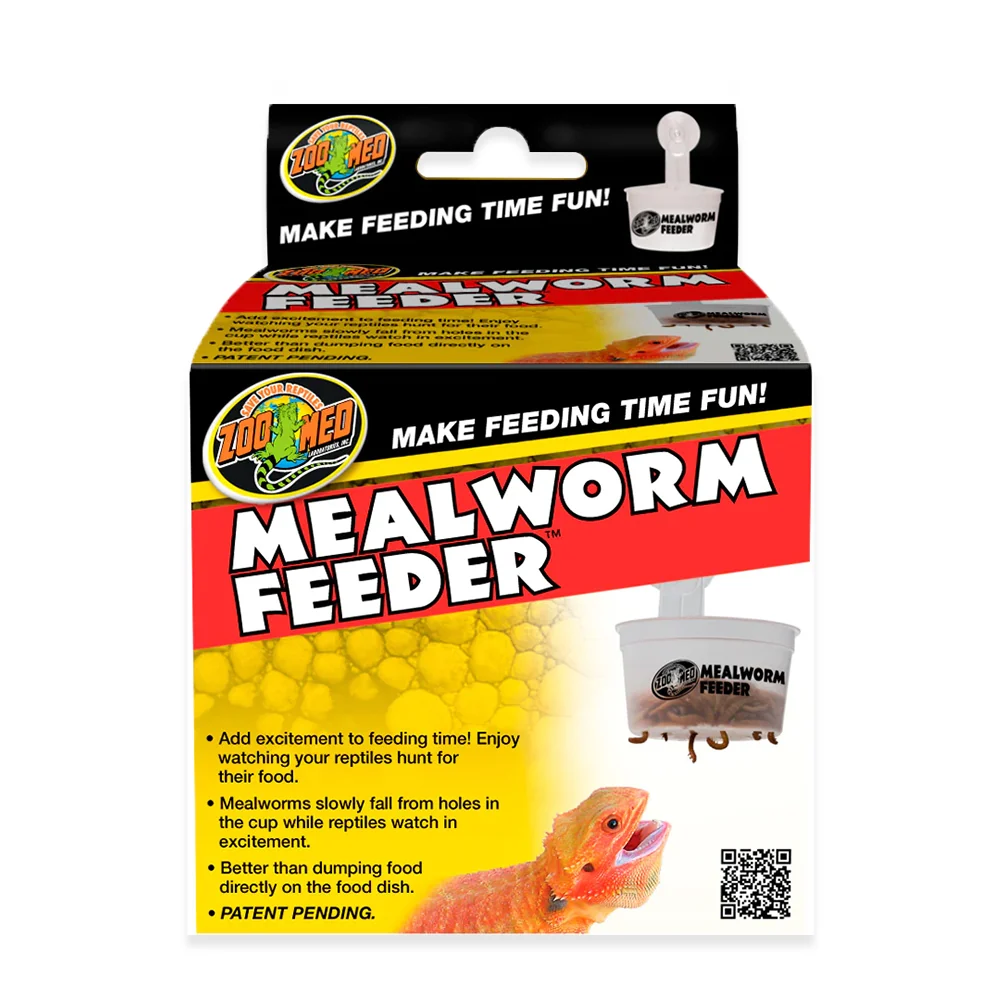Trusted Zoo Med Mealworm Feeder White Elegant