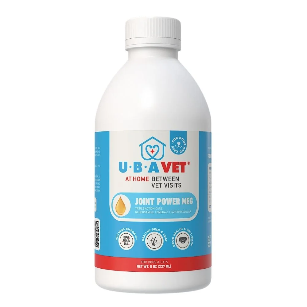 Carefully Designed UBAVET Joint Power MEG Maximum Joint Support Liquid for Dogs Cats Environmentally Friendly