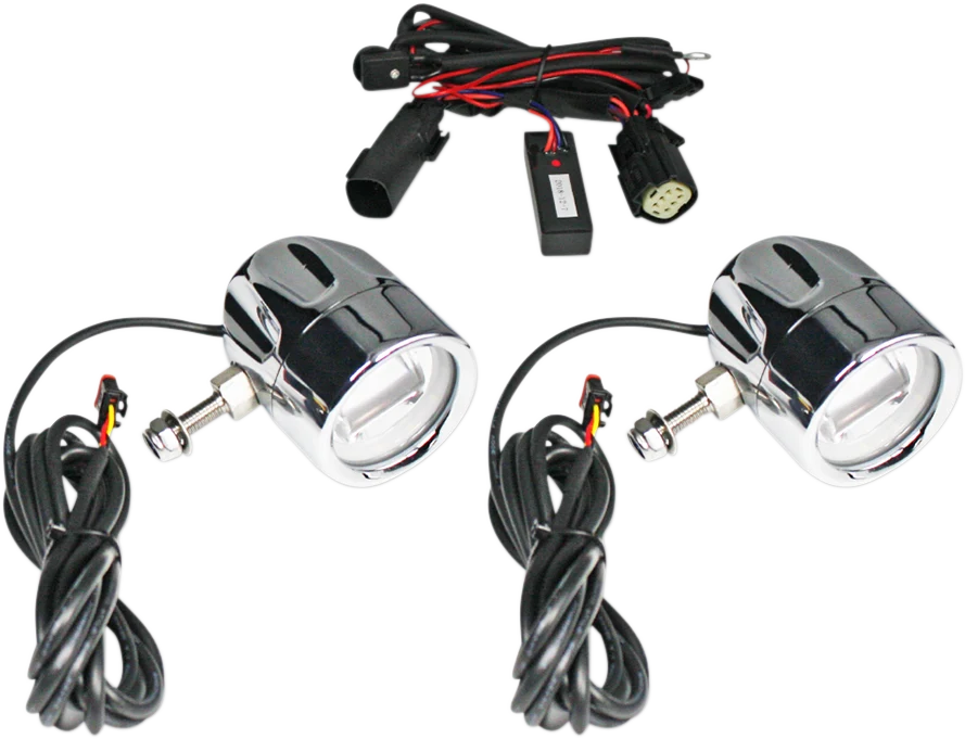 Specialty Custom Dynamics LED Fog Light - Universal - Chrome PB-FOG-UNV-C Lightweight