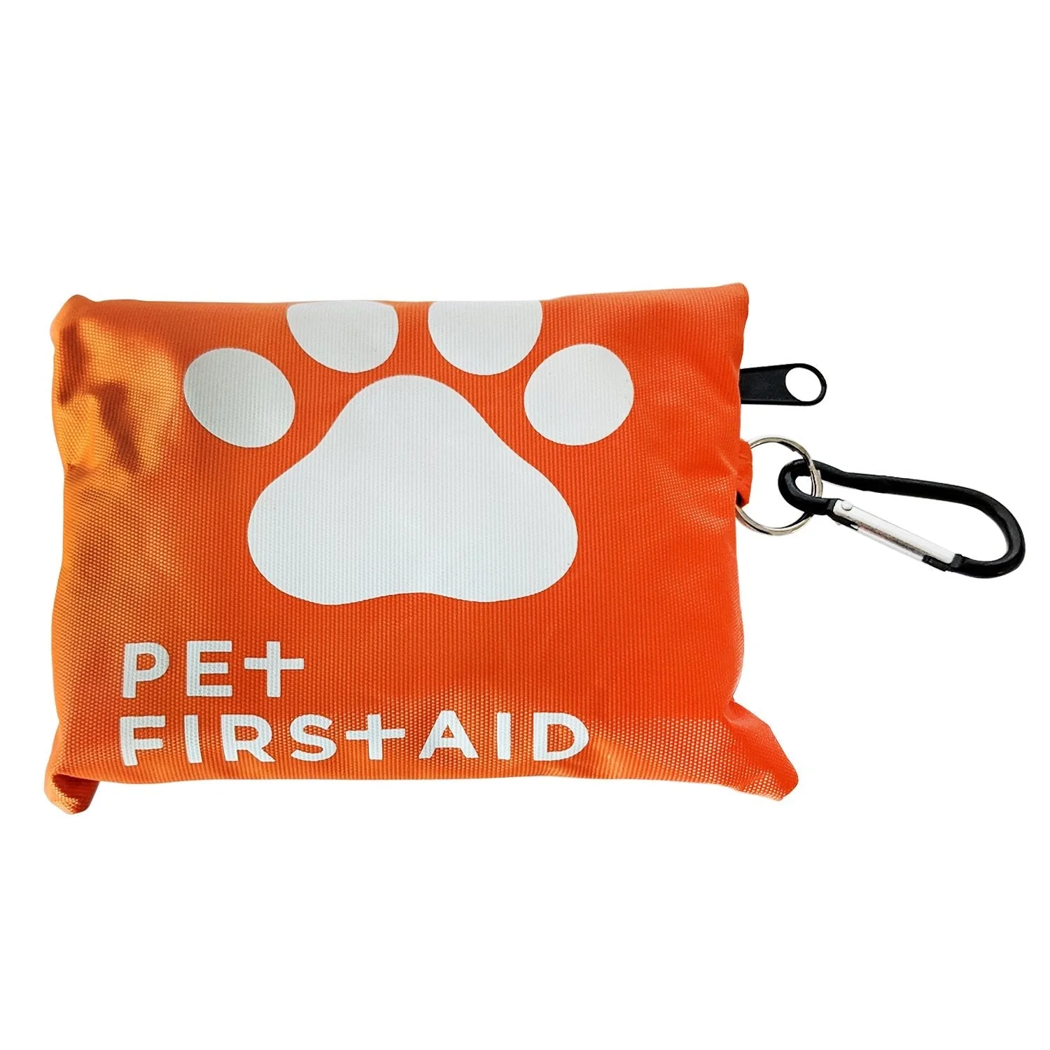 Top-Quality 19-Piece Pet Travel First Aid Kit with Carabiner - Compact Emergency Care for Adventurous Pets Stylish