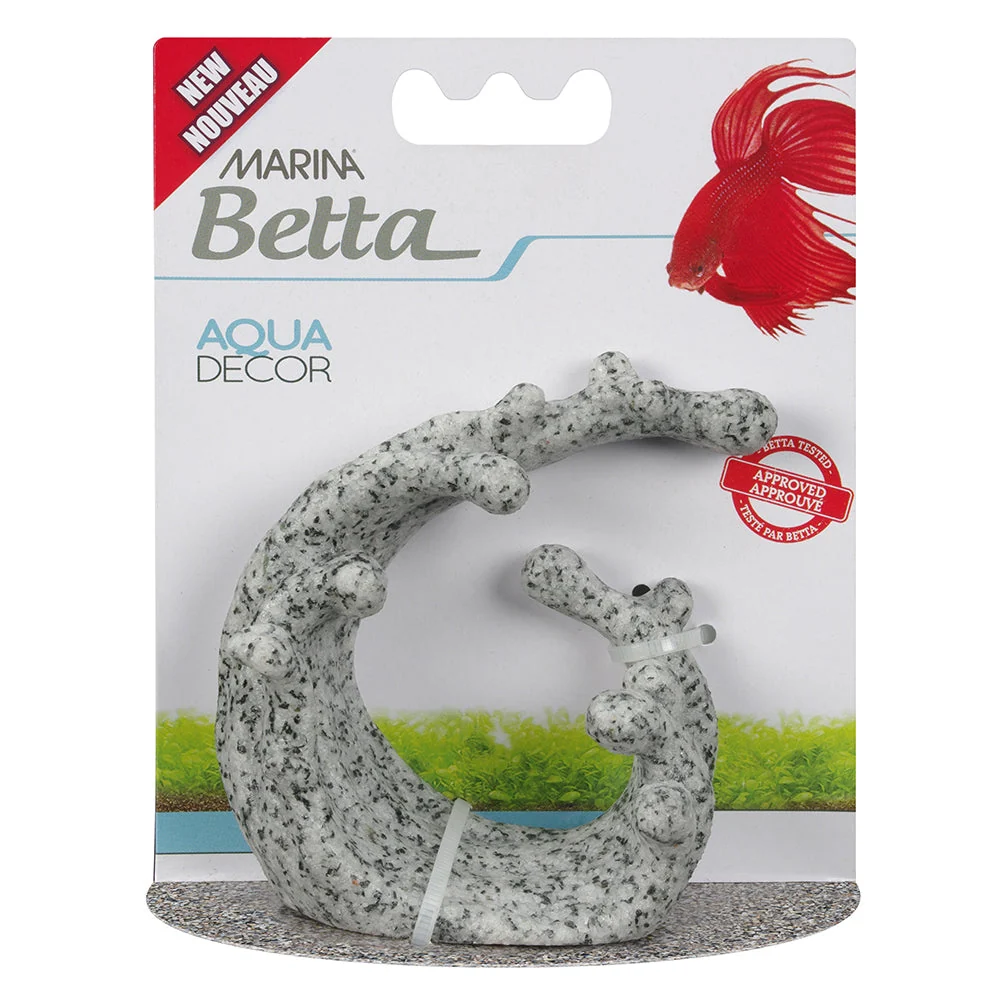 Practical Marina Betta Aqua Decor Ornament - Granite Wave Artisan