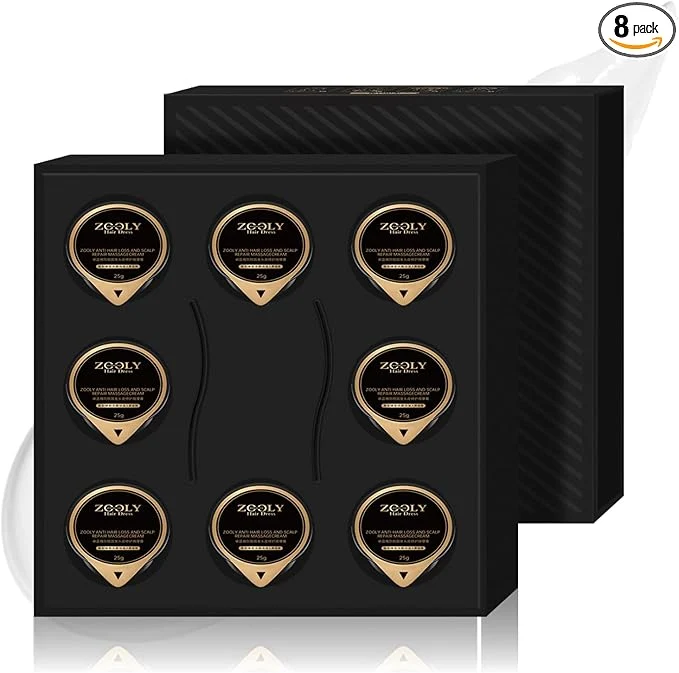 Dependable Ginger Scalp Repair Massage Cream - 8 Pods Gift Set Hair Strengthening Oil Control Dandruff Removal for Thinning Hair Oily Scalp Selected