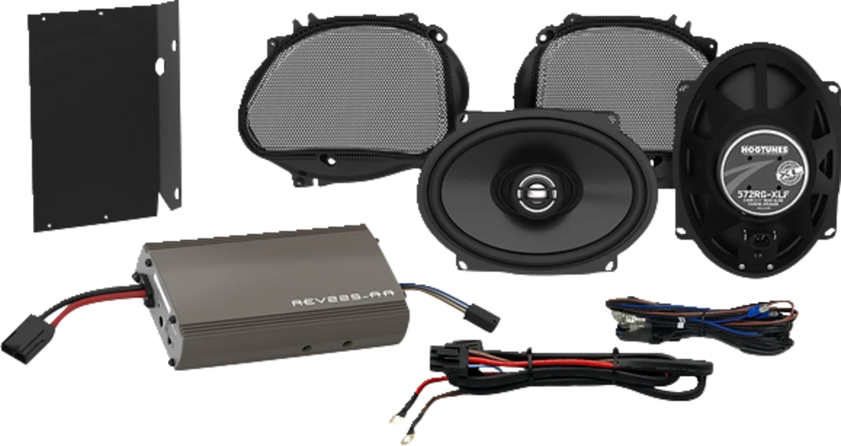 Detailed Hogtunes - Speaker Amplifier Kit - 225 W - Road Glide 225 RG57 KIT-XL Flexible