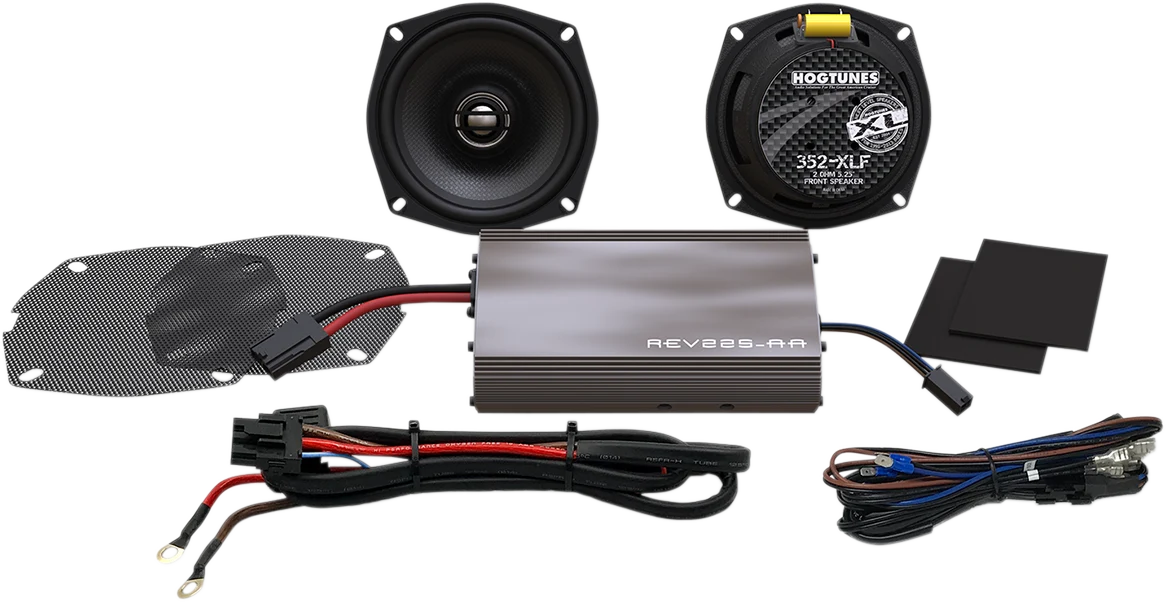 Safe Hogtunes - XL Amplified Front Speakers Complete Kit - FLHX 225 SG KIT-XL Responsible