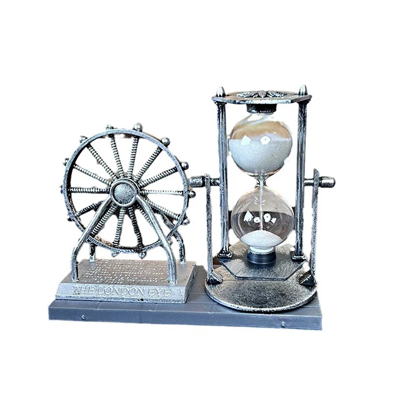 Trusted Retro Ferris Wheel Quicksand Hourglass Figurine and Desktop Tabletop Ornament Top-Quality