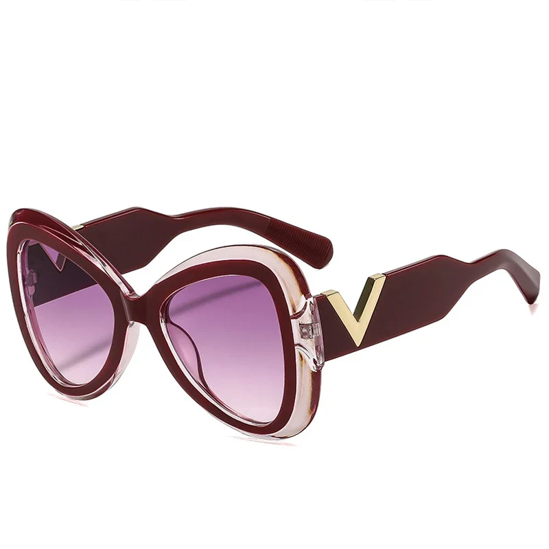 Exceptional Women's Trendy Cat Eye Butterfly Oversized Sunglasses Effective