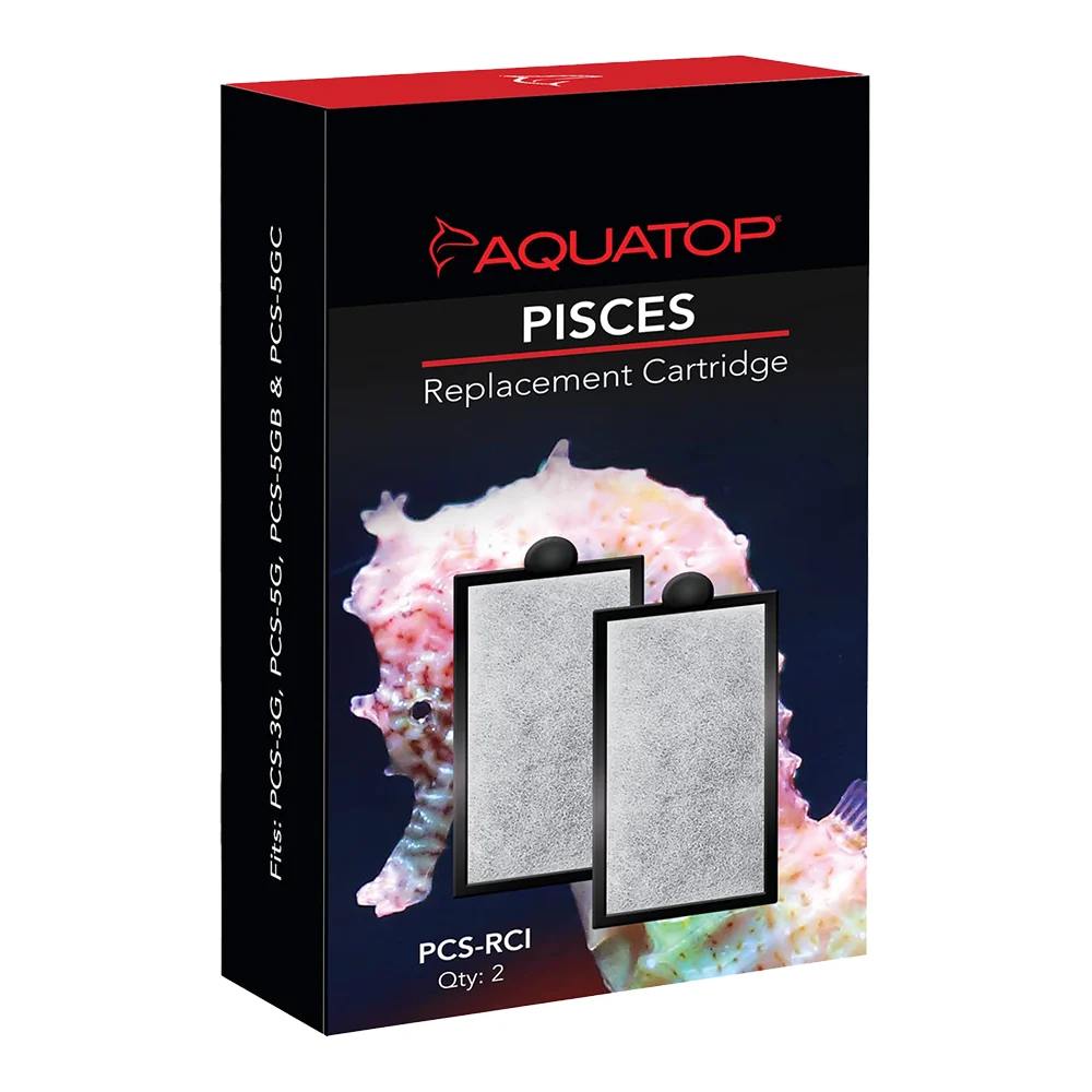 Trusted Aquatop PISCES PCS-RCI Carbon Cartridge for Fish Aquariums 2 Count Eco-Friendly