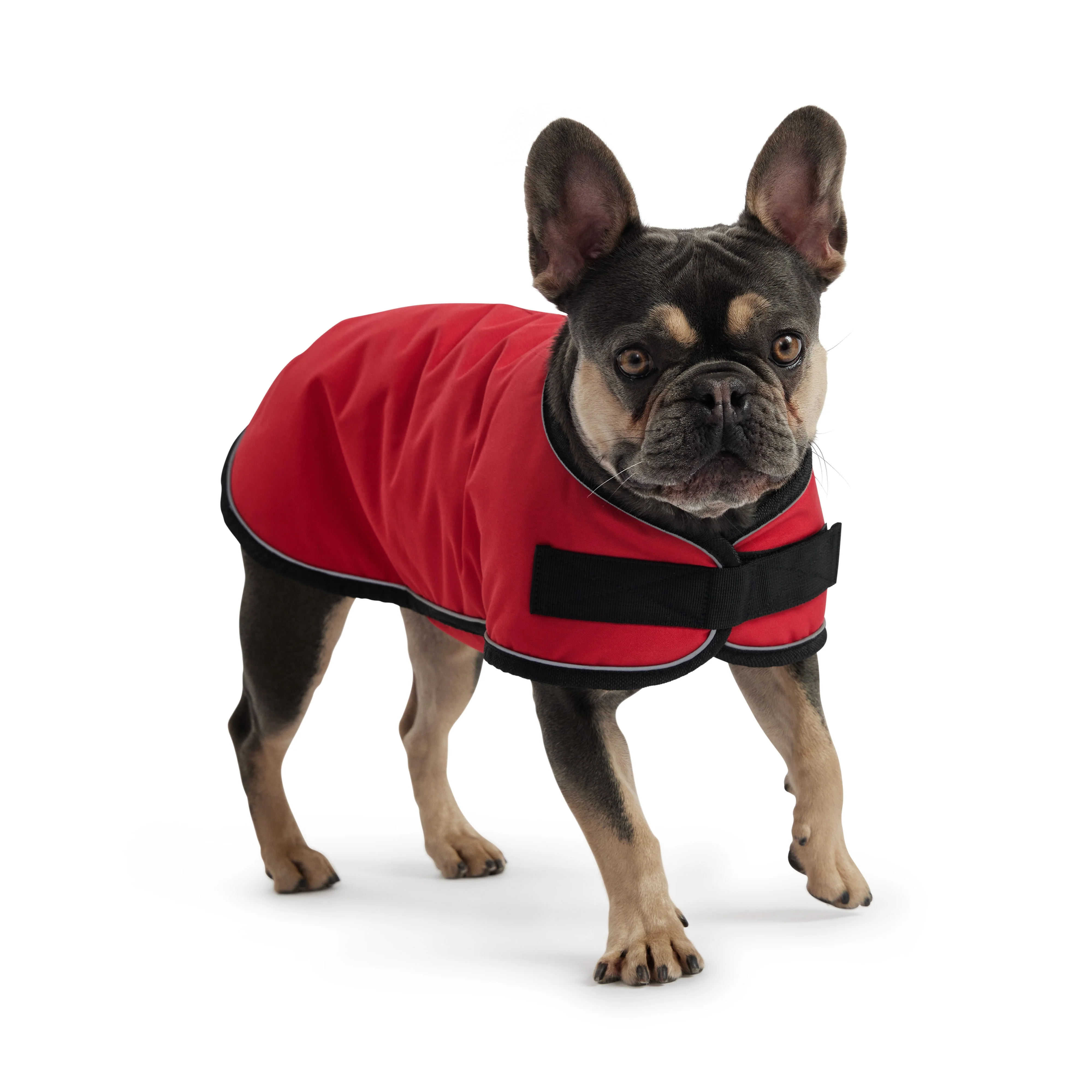Elegant Blanket Jacket - Red Detailed