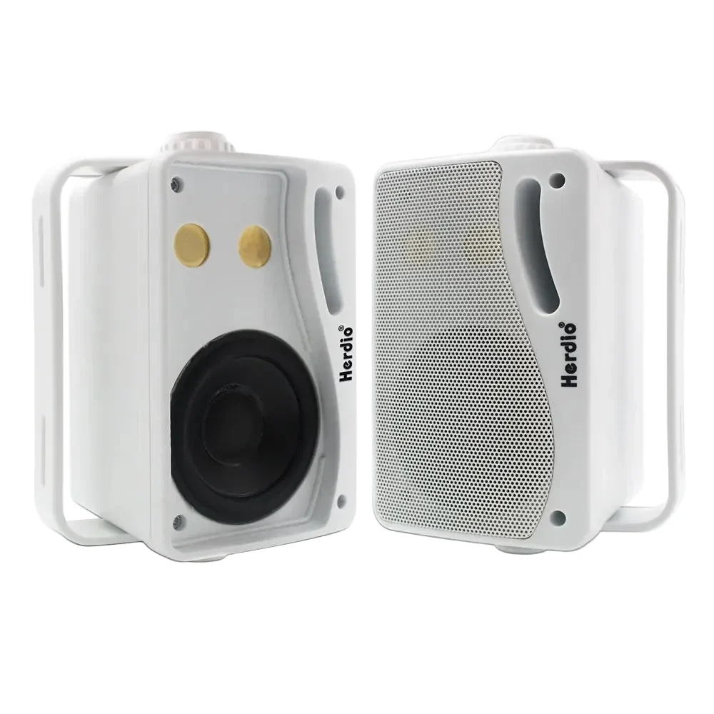 Sophisticated 3.5 Inch Passive Outdoor Wired Waterproof Speakers Wall Mount 200W Consistent