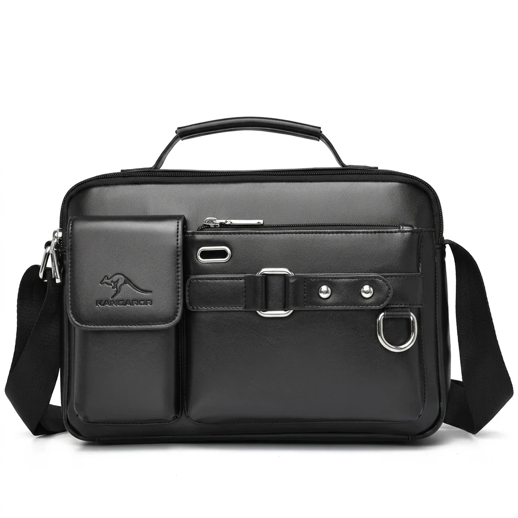 Healthy Men's Waterproof Retro Large Capacity Laptop Messenger Bag 88155 High-End