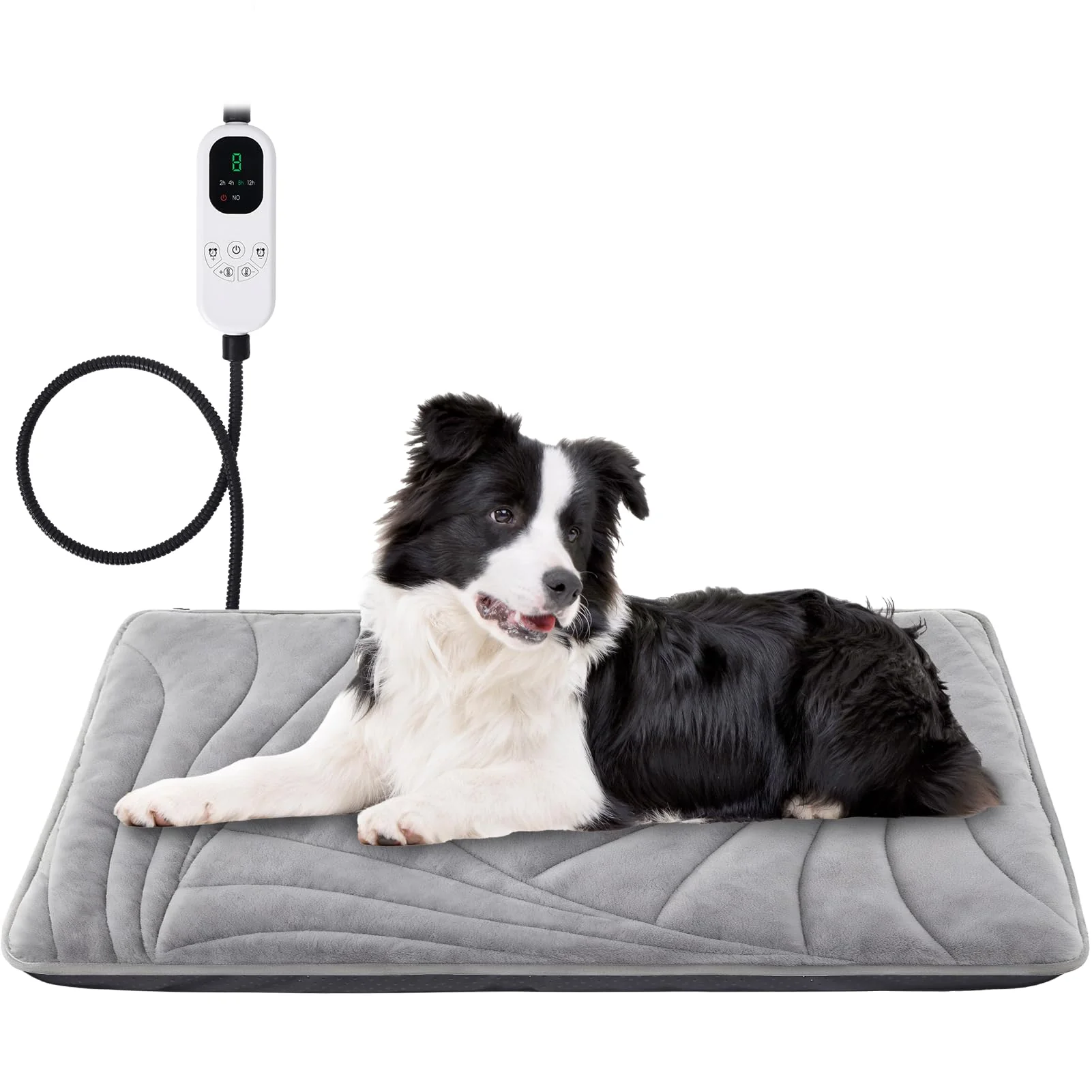 Practical Petrendy Large Dog Heating Pad – 9 Temperature Levels Timer Waterproof Specialty