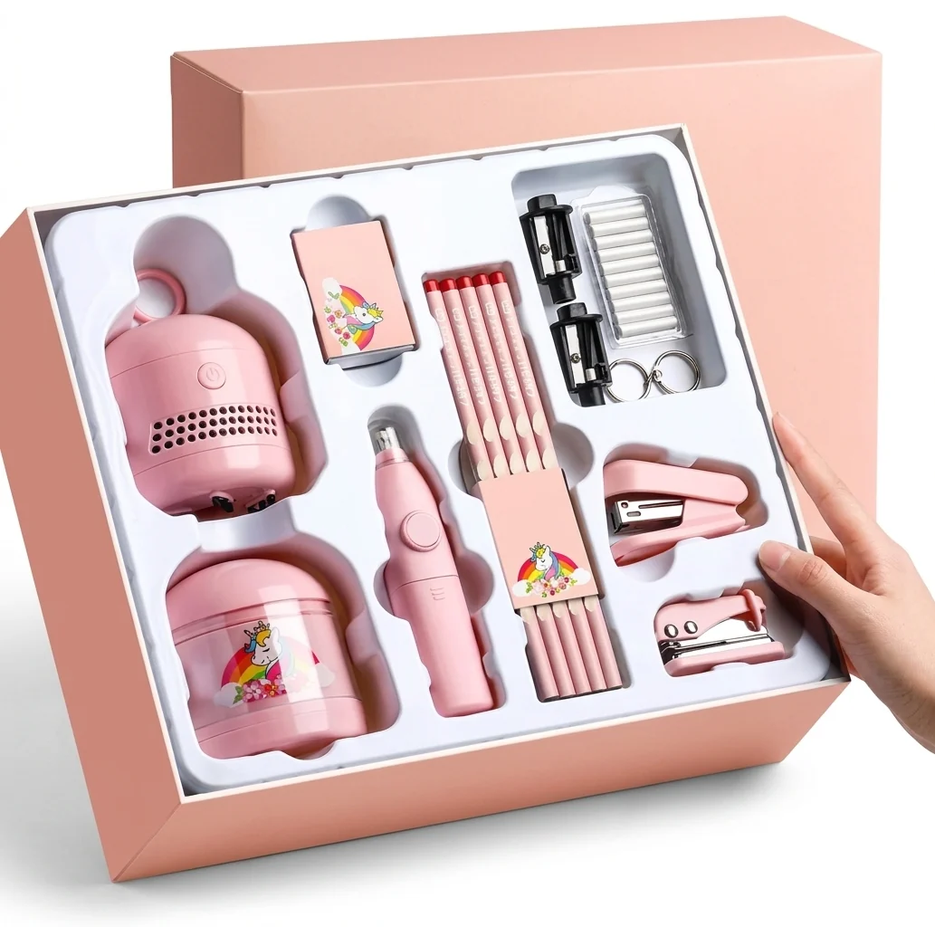 Sophisticated Kids' Electric Pencil Sharpener and Electronic Stationery Cleaner Kit WM819 Unique