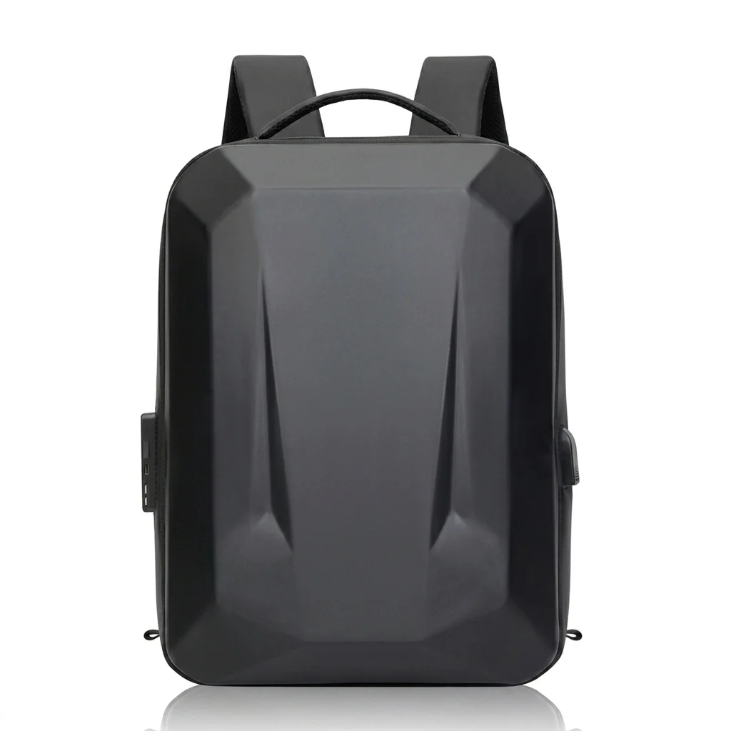 High-Quality Men's Expandable Hard Shell Travel Laptop Backpack Y1 High-End