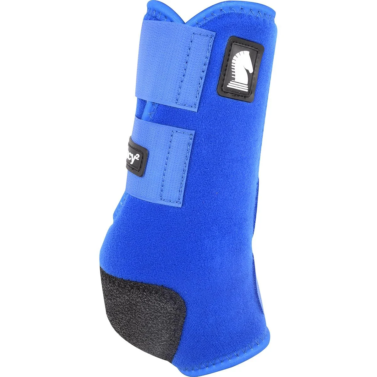 Premium Material Classic Equine Legacy2 Front Boots Blue - Large Superior Fetlock Protection Verified