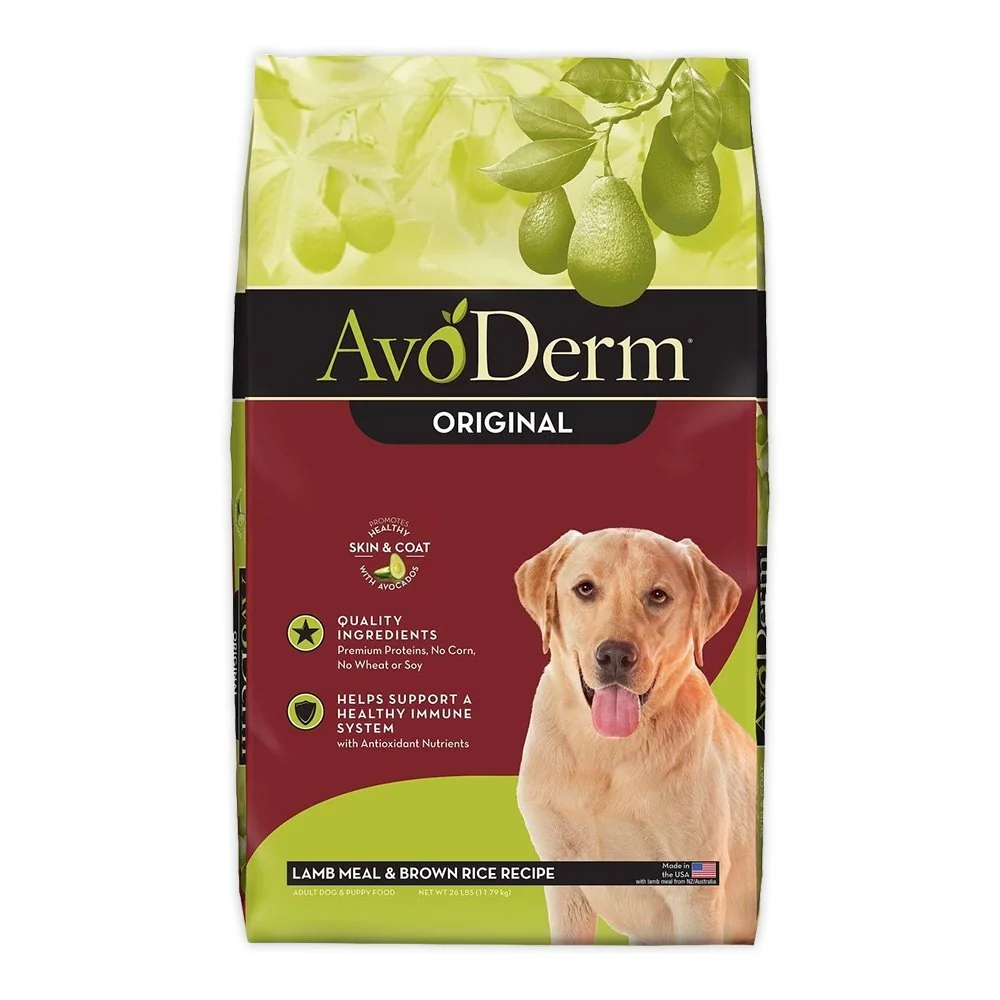 Smart AvoDerm Natural Lamb Meal Brown Rice Recipe Dry Dog Food 26-lb Dependable