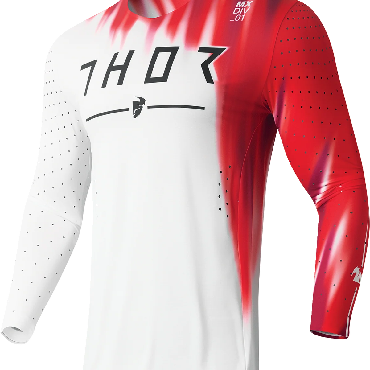 Trendy Thor Prime ze Jersey - White Red - Large 2910-7463 Practical