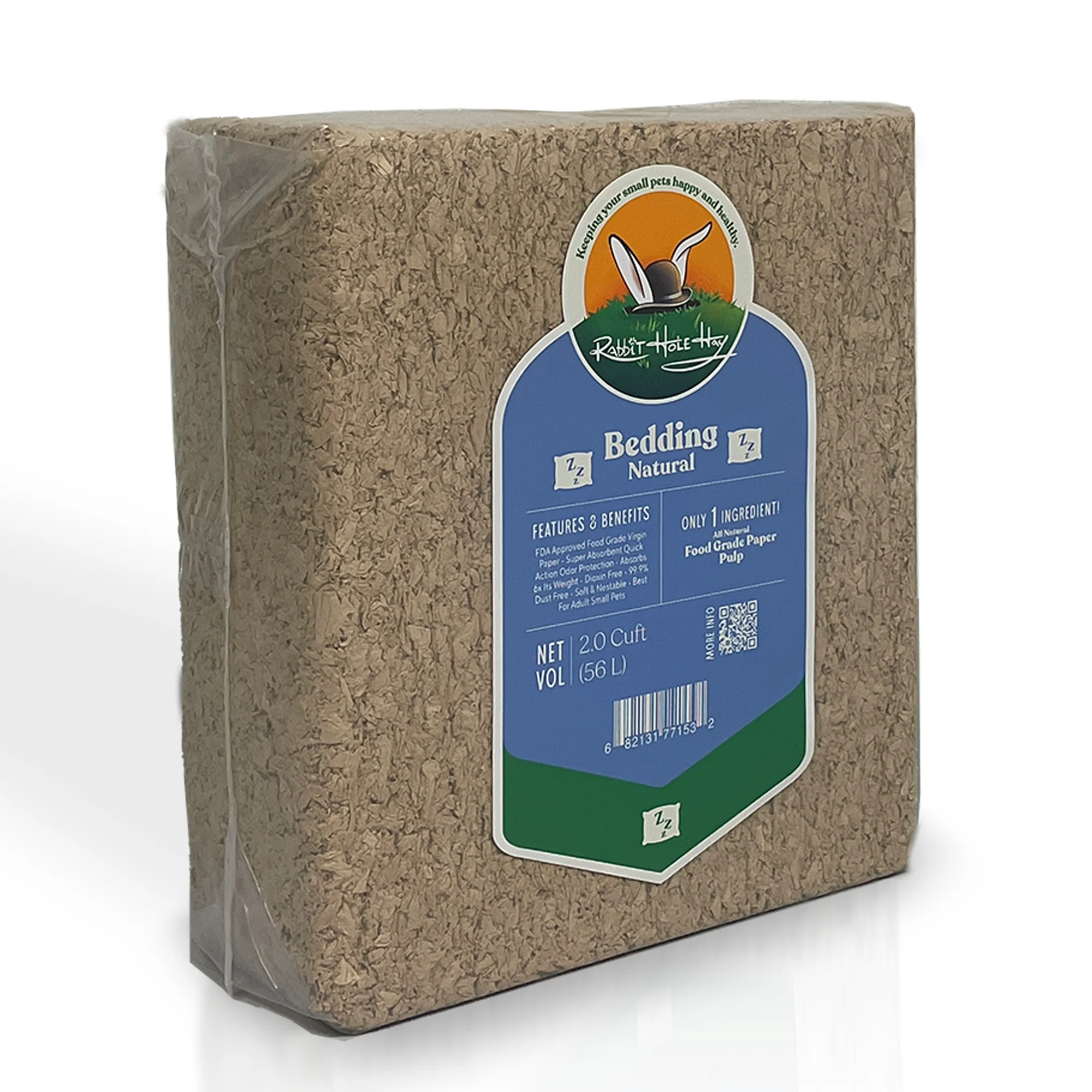 Rabbit Hole Hay Ultra Premium Food Grade Natural Bedding Fine