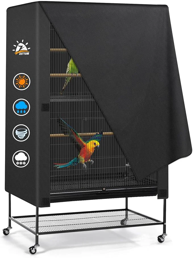 World-Class Zettum Bird Cage Cover Green