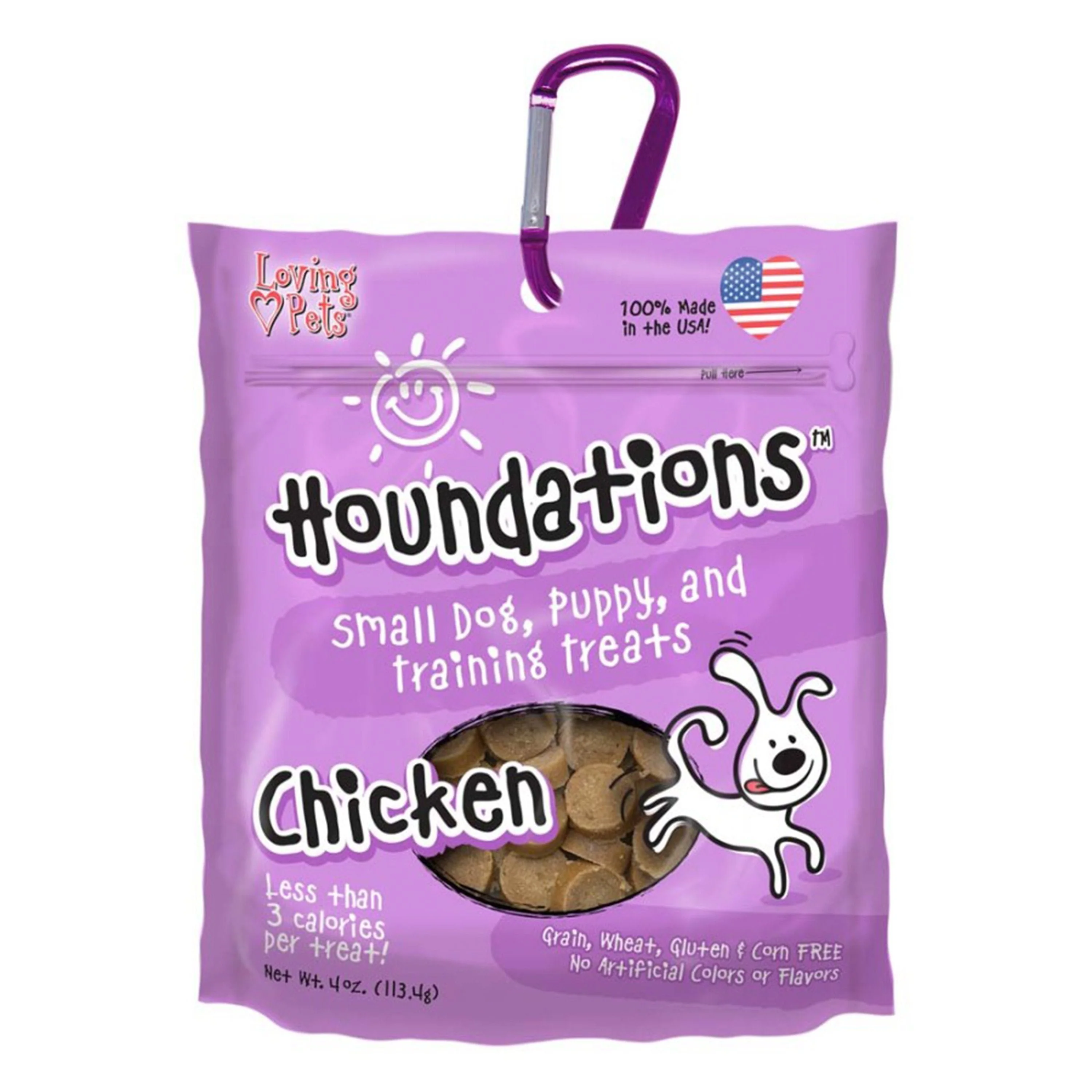 Stylish Loving Pets Houndations Small Dog Puppy Training Treats Chicken 4-oz Trusted