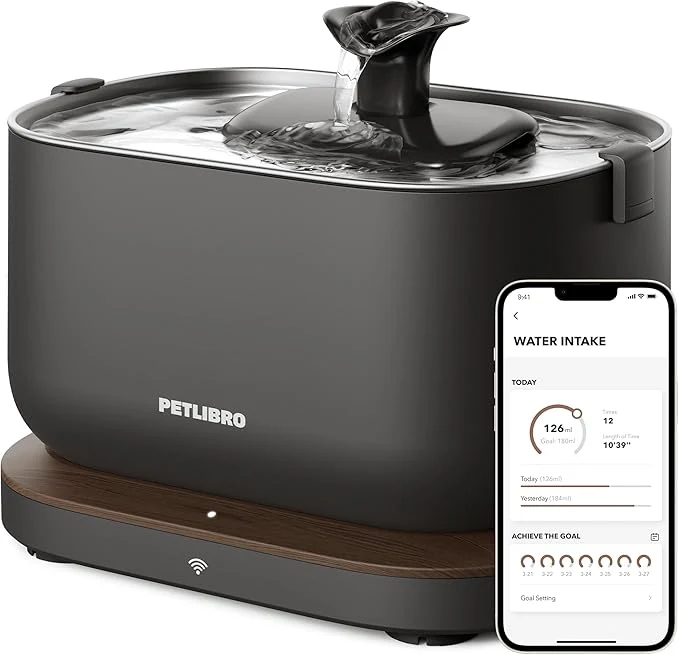 Sustainable PETLIBRO Cat Water Fountain App Monitoring Pet Fountains Luxury