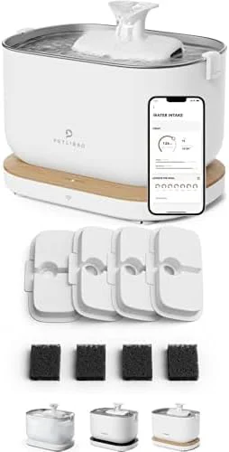 Classic Bundle of PETLIBRO App Monitoring Cat Water Fountain Original Design