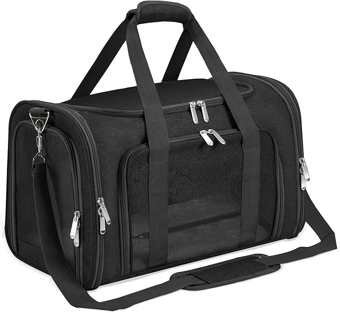 Convenient Soft-Sided Cat Dog Pet Carrier Collapsible Pets Travel Carriers Quality