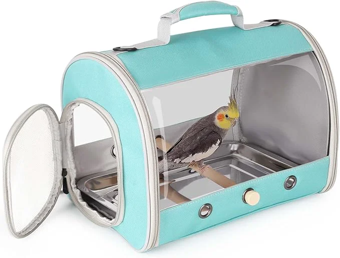 Exceptional Long Tail Portable Bird Travel Carrier Cage Reusable
