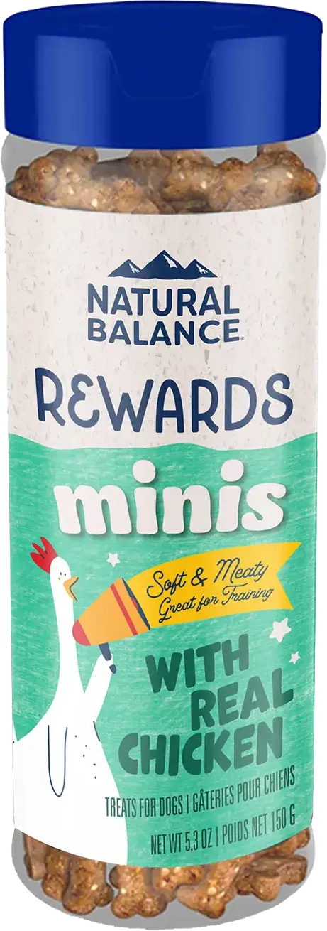 Verified Natural Balance Pet Foods Rewards Minis Soft Meaty Dog Treats Chicken 5.3-oz Easy-to-Use