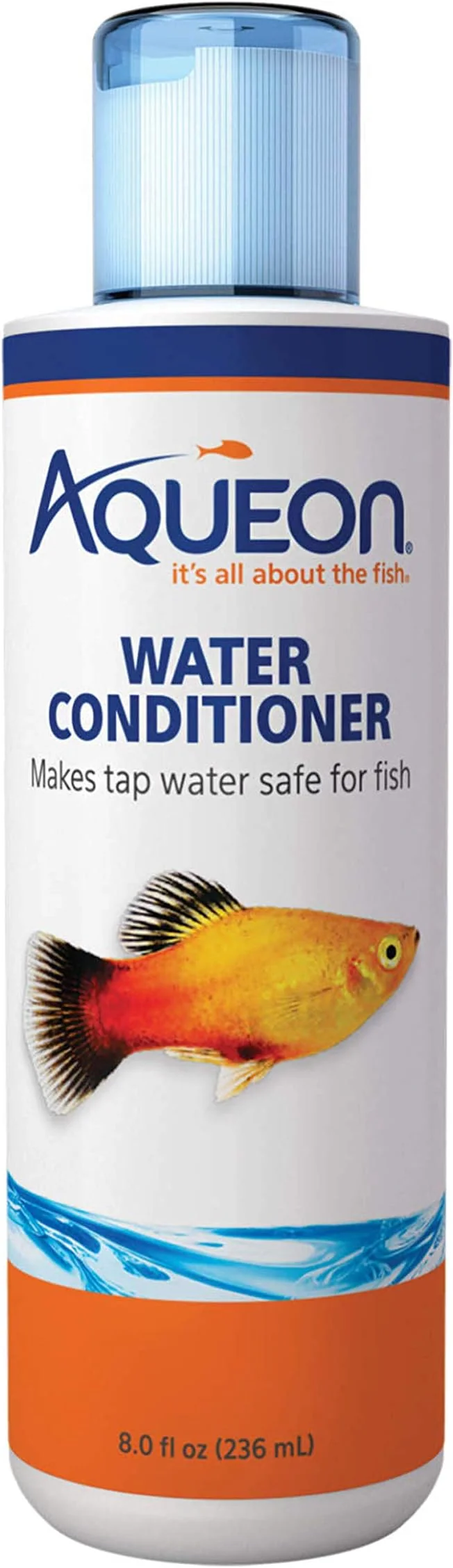 Safe Aqueon Aquarium Water Conditioner Bottle 8 Ounces Pure
