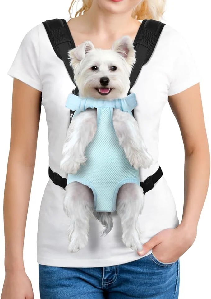 Artisan YUDODO Pet Dog Carrier Backpack Adjustable Dog Front Carrier Legs Out Easy-Fit Proven