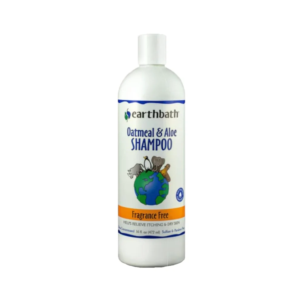 Verified Earthbath Oatmeal Aloe Pet Shampoo Fragrance 16-oz Sustainable