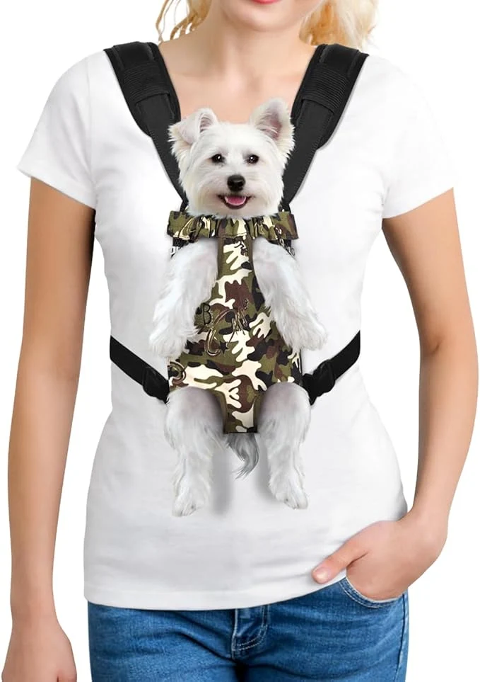 Casual YUDODO Pet Dog Carrier Backpack Adjustable Dog Front Carrier Legs Out Easy-Fit Reusable