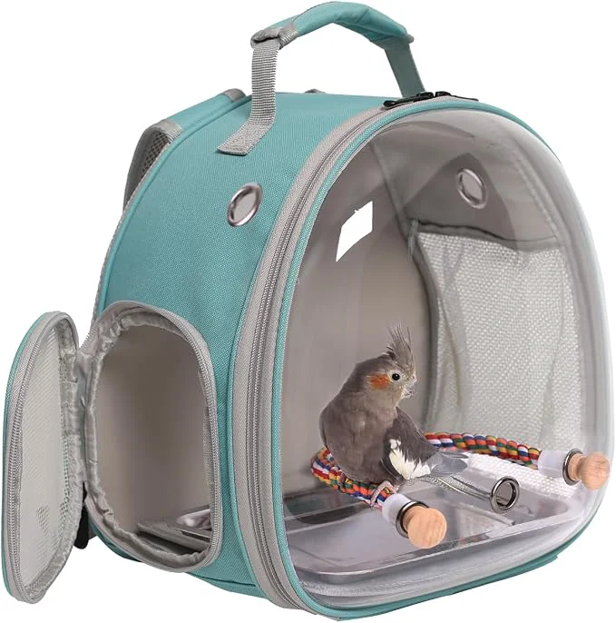 Casual Small Bird Travel Backpack Carrier Cage Backpack to Transport Backpack Carrier Top-Quality