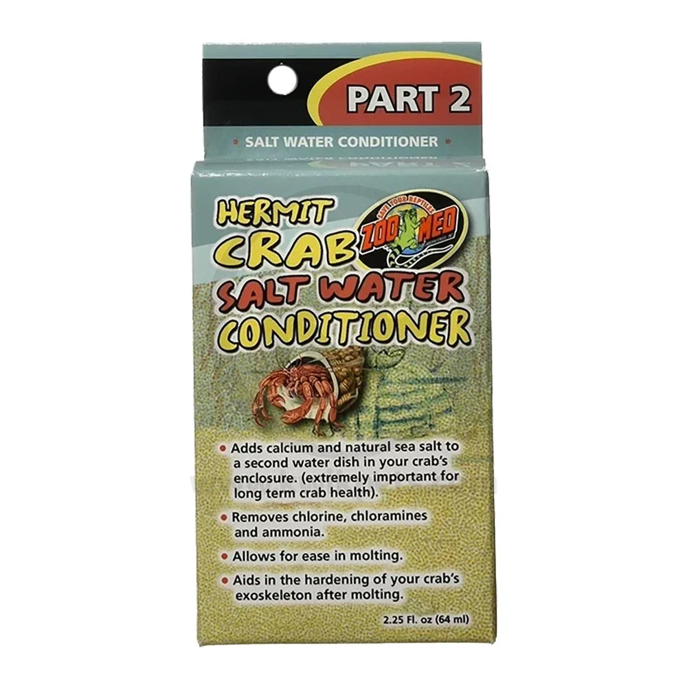Trendy Zoo Med Hermit Crab Salt Water Conditioner 2.25-oz High-Grade