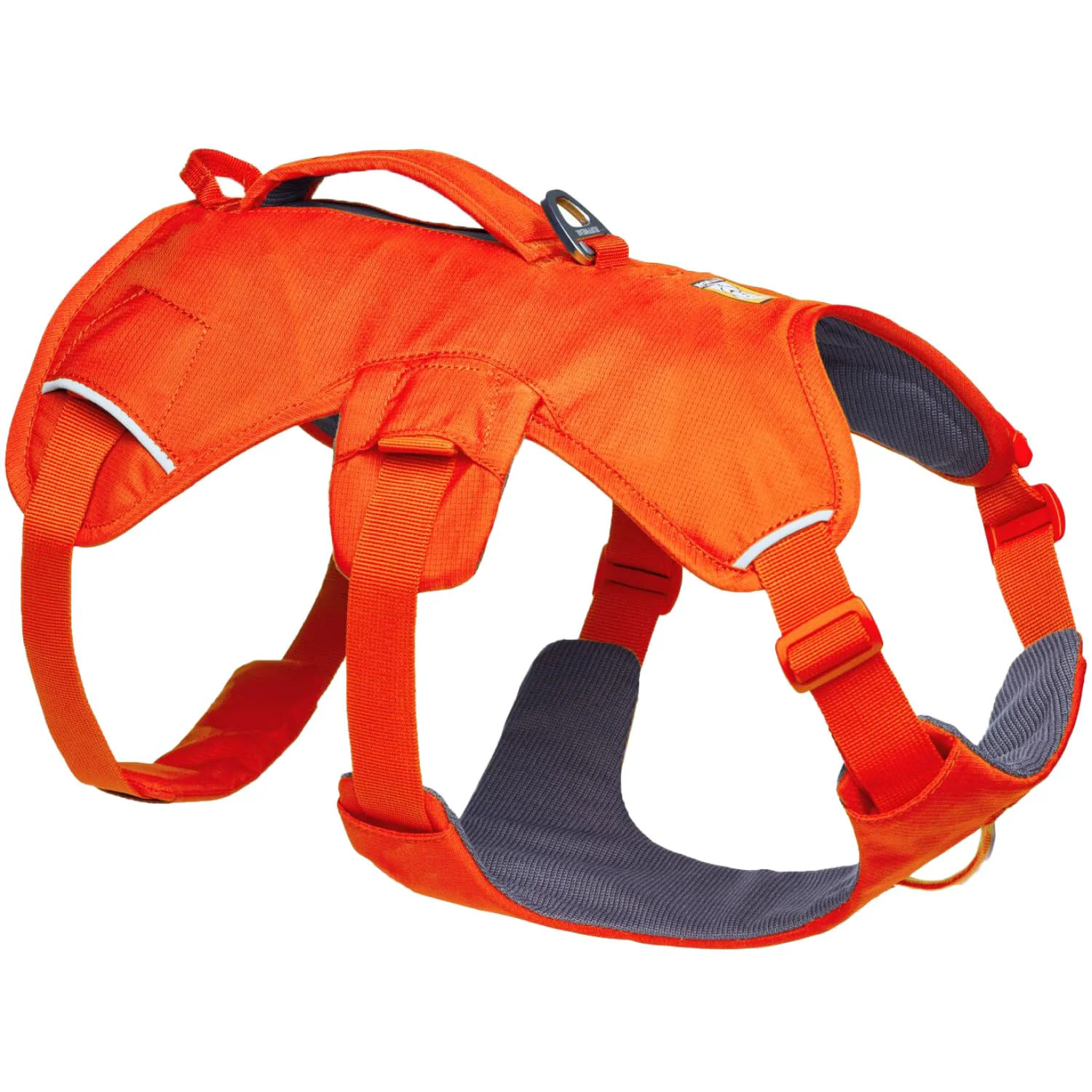 Smooth Ruffwear Web Master Harness — XX-Small Blaze Orange Multi-Use Support for Hiking Mobility and Everyday Wear Reusable