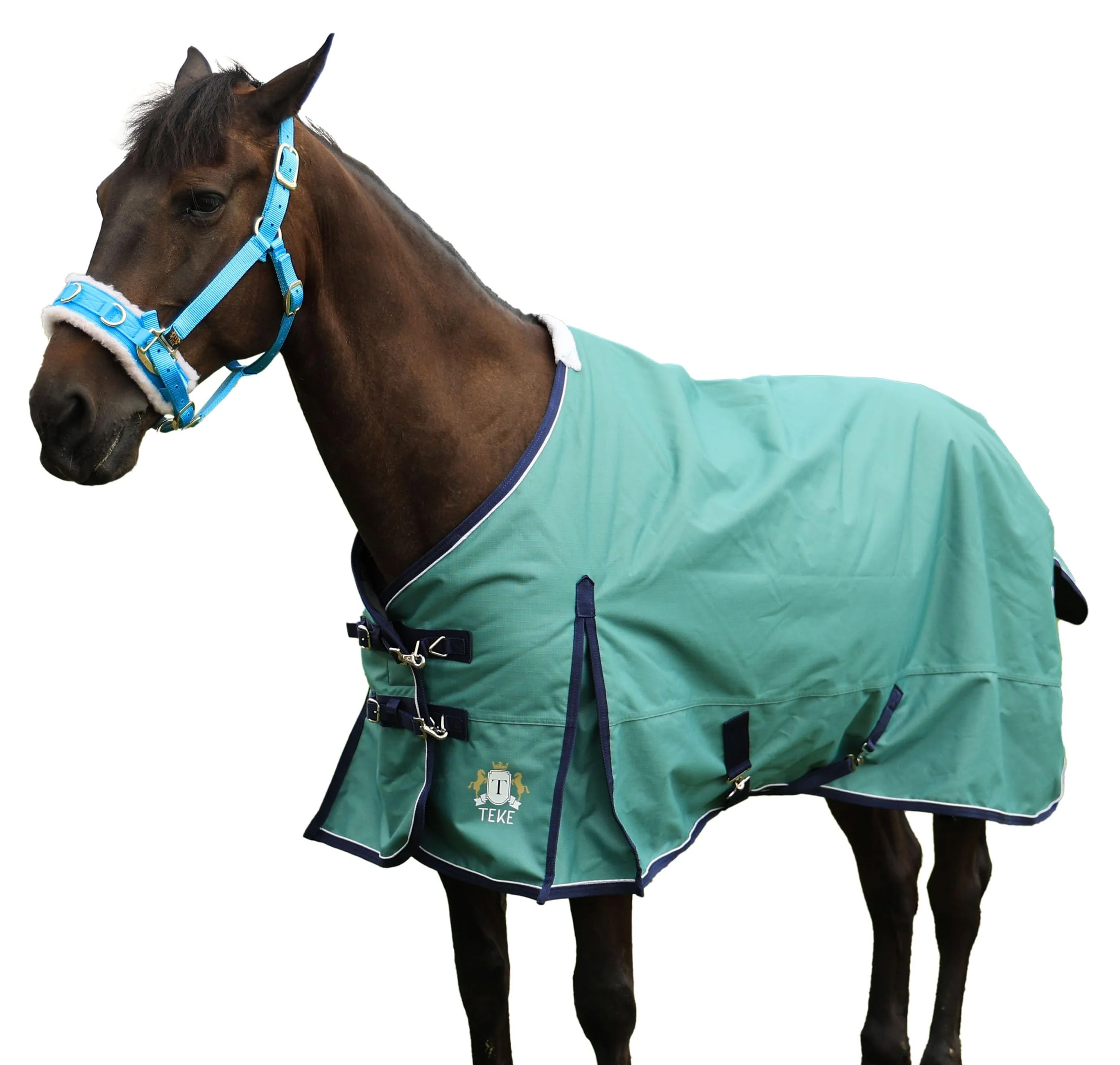 Official T TEKE Deluxe Turnout Horse Sheets – 1200D Waterproof Breathable 51-87 in Miniature Foal Easy-to-Use