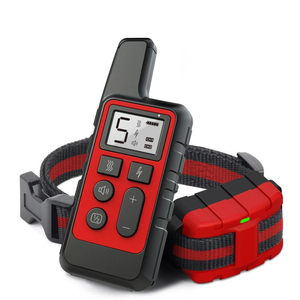 Breathable Dog Training Collar - Red Long-Lasting