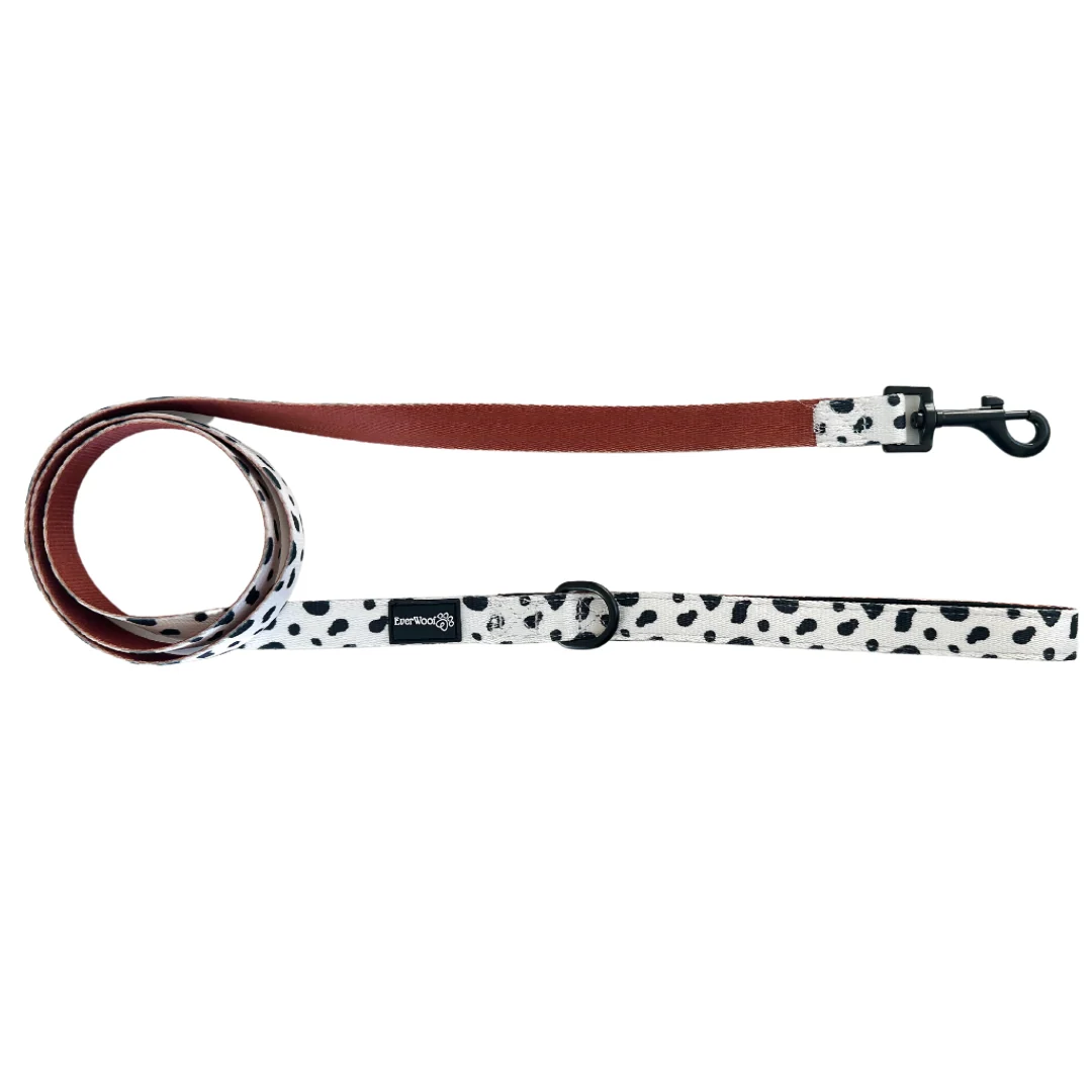 Soft Spotted Ember Leash User-Friendly