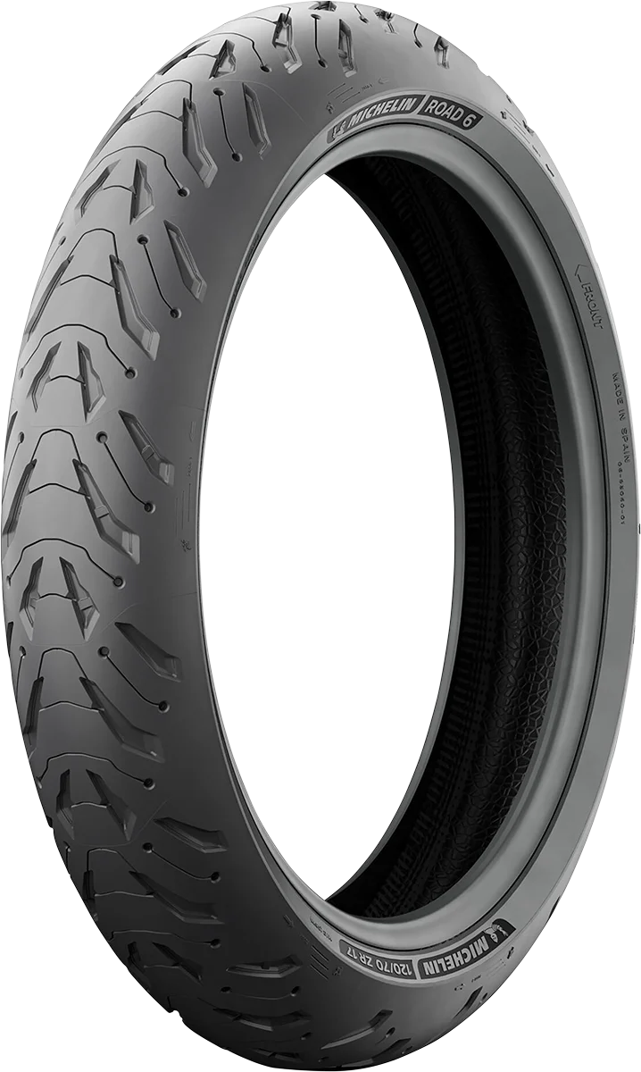 Eco-Friendly MICHELIN Tire - Road 6 - Front - 120 70ZR19 - 60W 50551 Elite